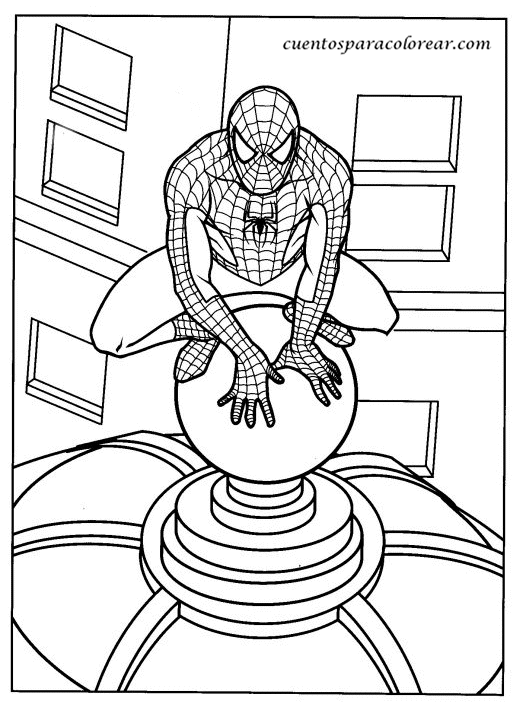 Dibujos colorear Spiderman